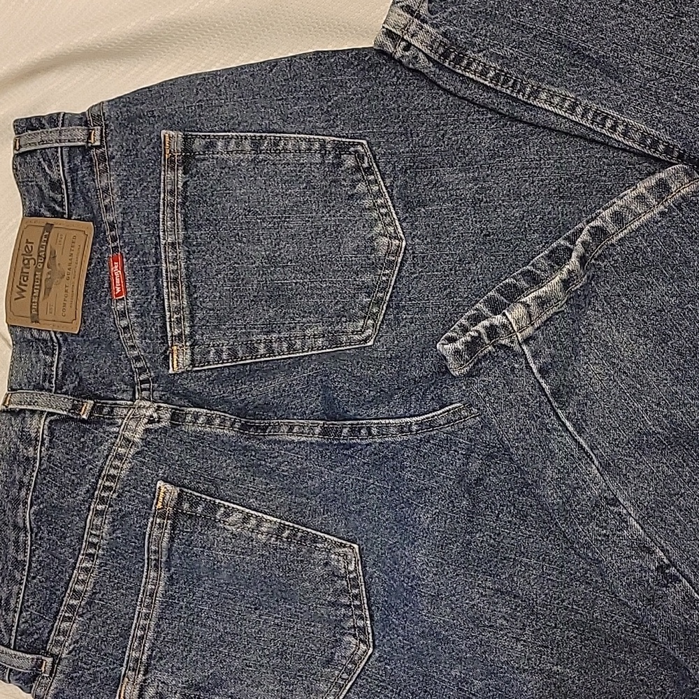 Wrangler Indigo Denim Pants 32 X 32
